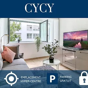 Homey Cycy - New / Free Parking / Hyper-centre / Proche Genève Appartement Annemasse